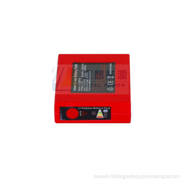3.7v 3000mah Li-ion Heated Clothing Battery With Different Color Cases
